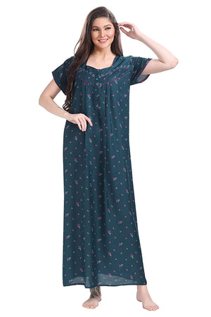 Hautewagon Printed Pure Cotton Nighty Nightgown – My Fashion Road